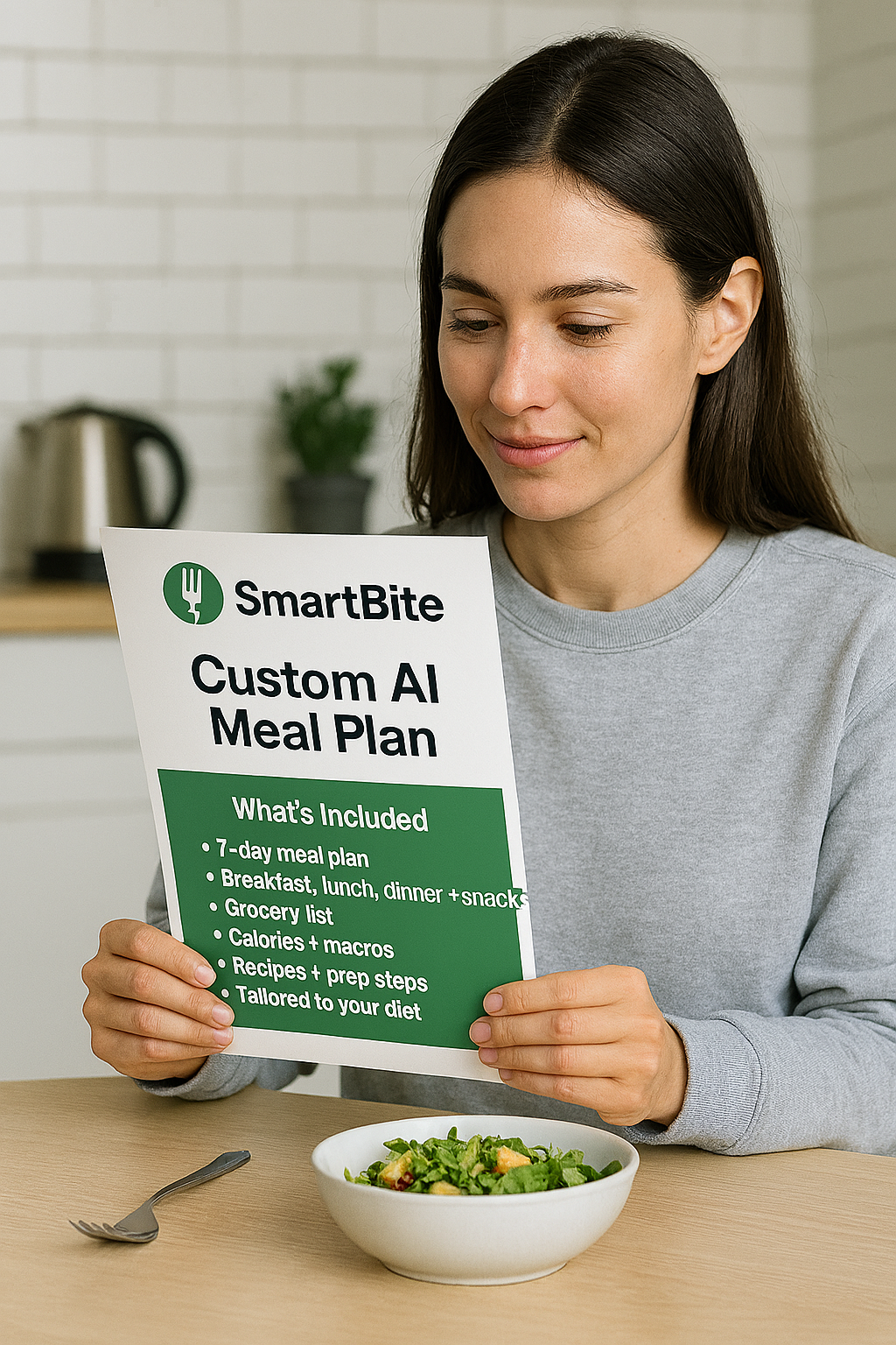 SmartBite Custom AI Meal Plan